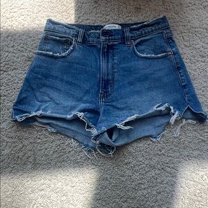 abercrombie and fitch the cutoff short high rise
